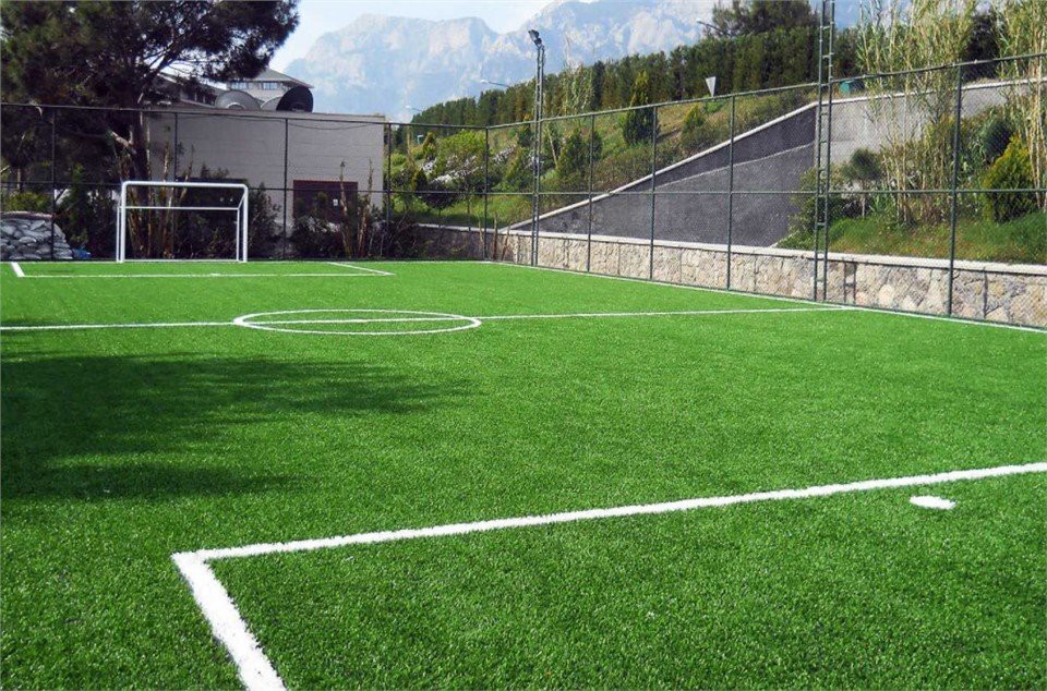 Outdoor/Indoor Landscape Leisure Artificial Turf Soccer Field Synthetic Grass for Garden Lown Sport Football Court