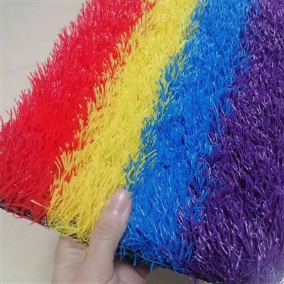Fire Resistant Artificial Rainbow Grass