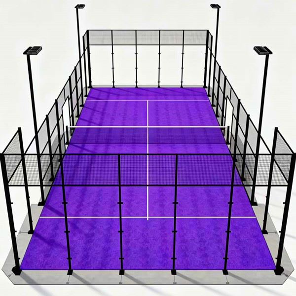 Paddle Tennis Court With LED